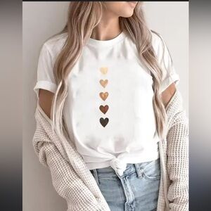 Heart Graphic T-Shirt - NWOT!